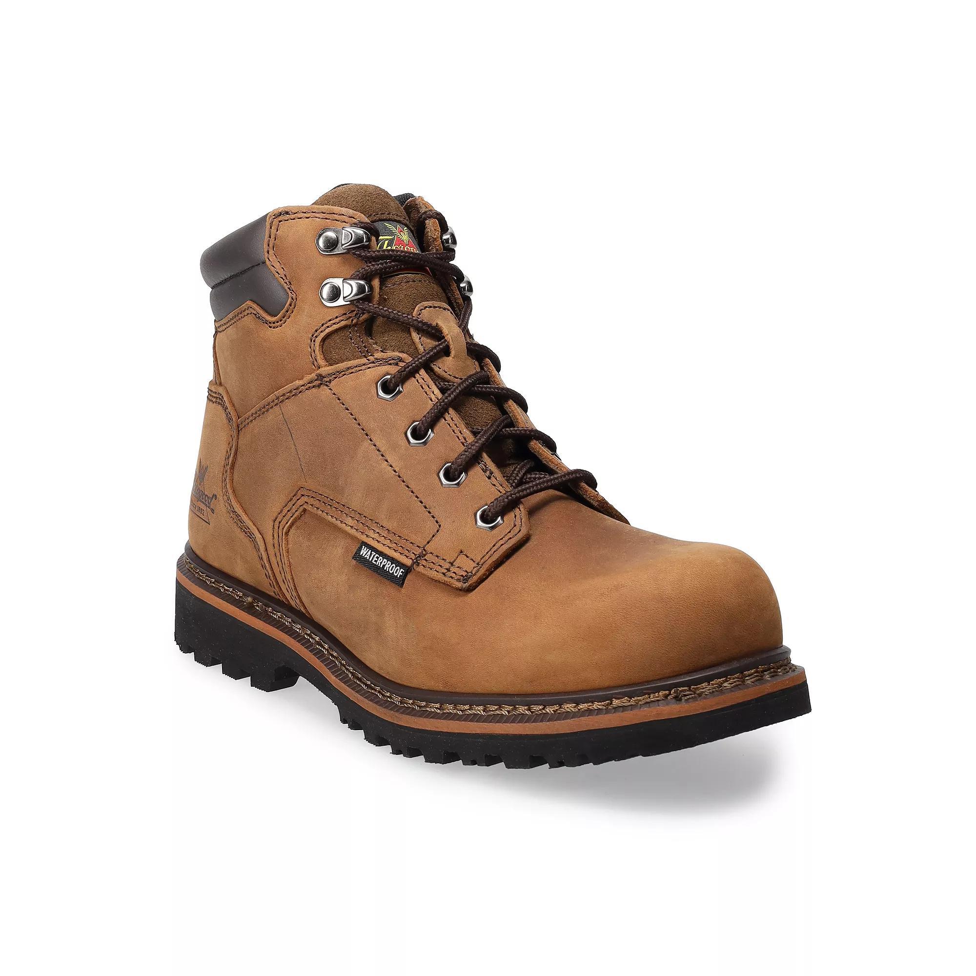 Thorogood V-Series Crazyhorse Men's 6-Inch Waterproof Composite-Toe Work Boots, Size: 11.5, Brown Product Image