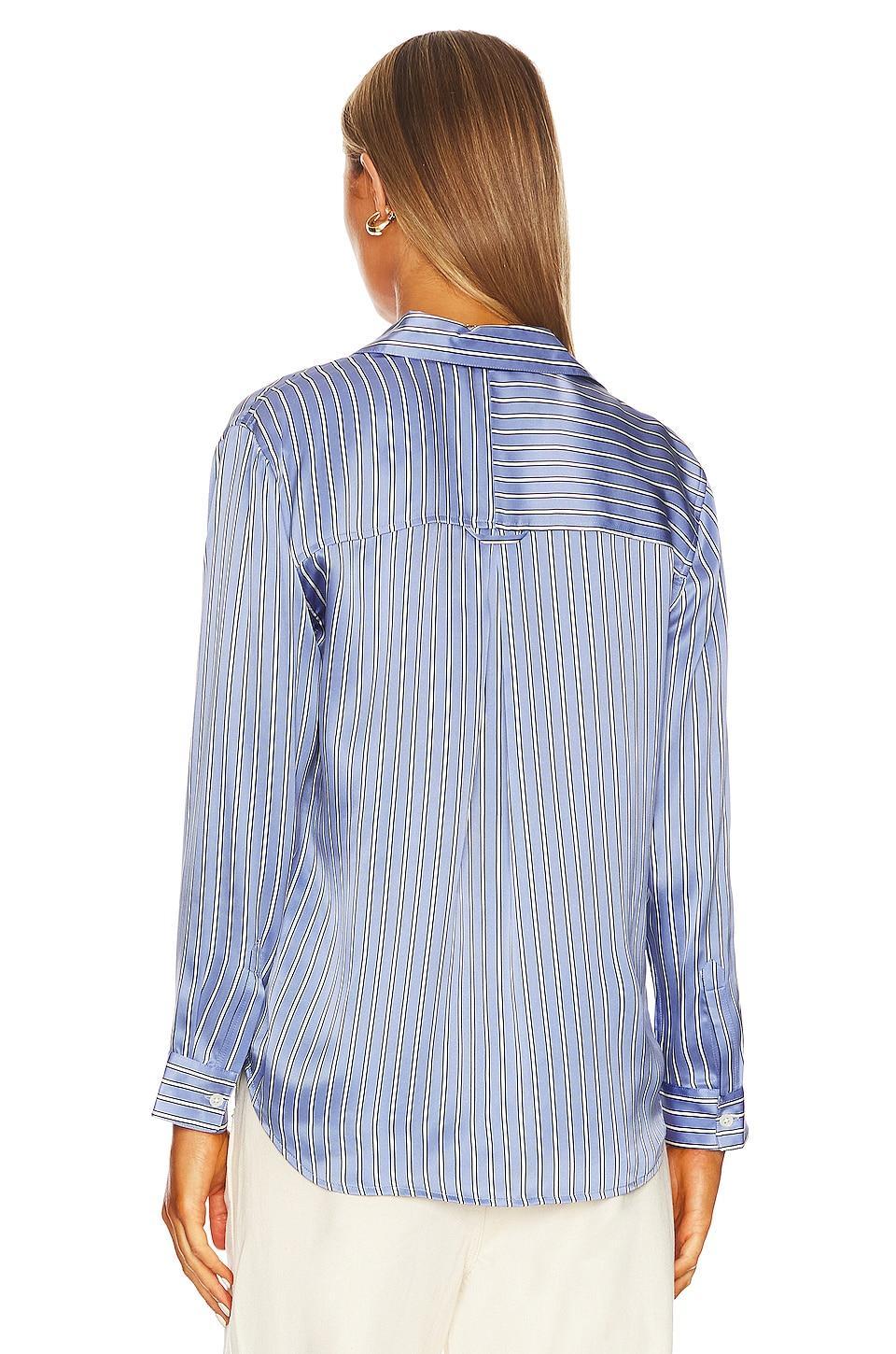 Womens Spencer Silk Striped Shirt Product Image