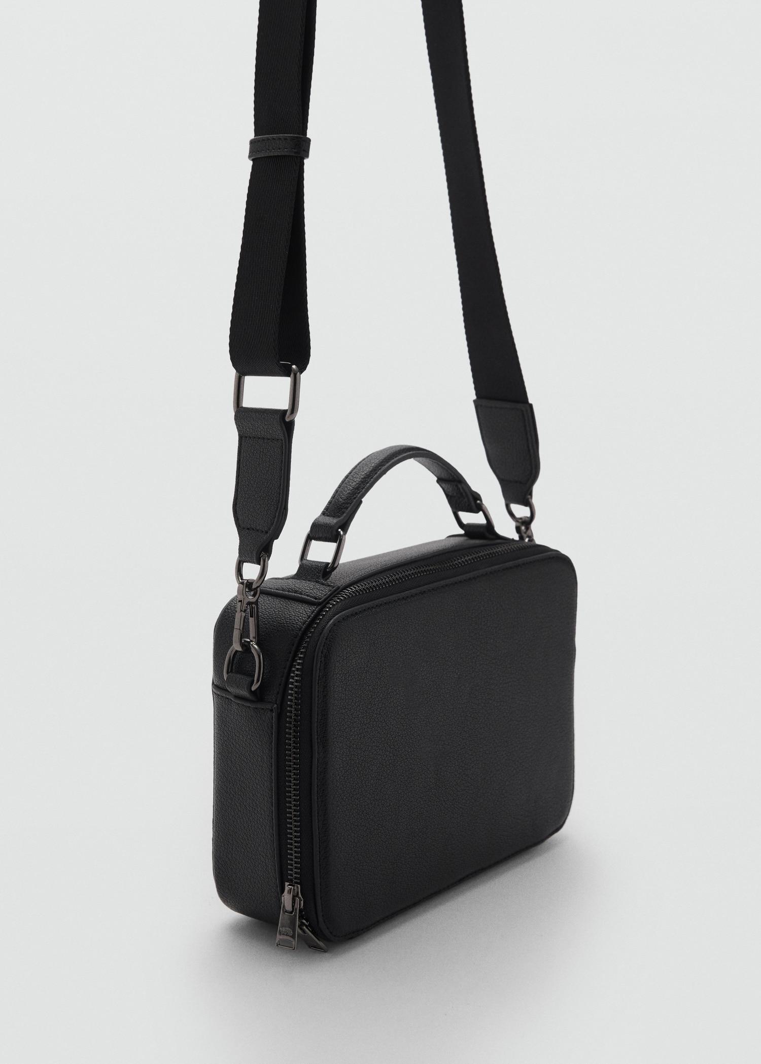 Briefcase-style bag - Men | MANGO USA Product Image