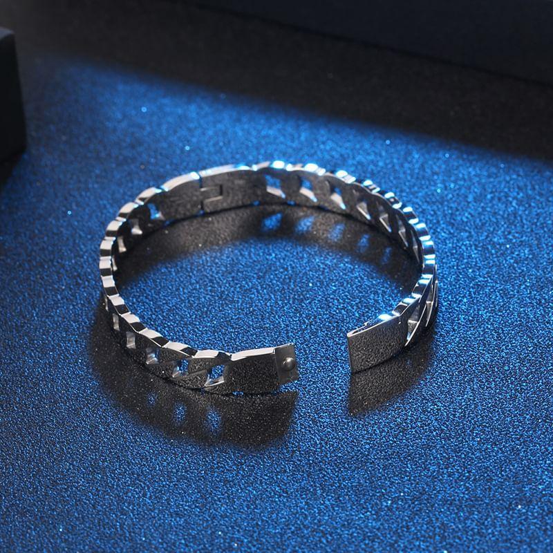 Stainless Steel Cuban Link Bangle Product Image
