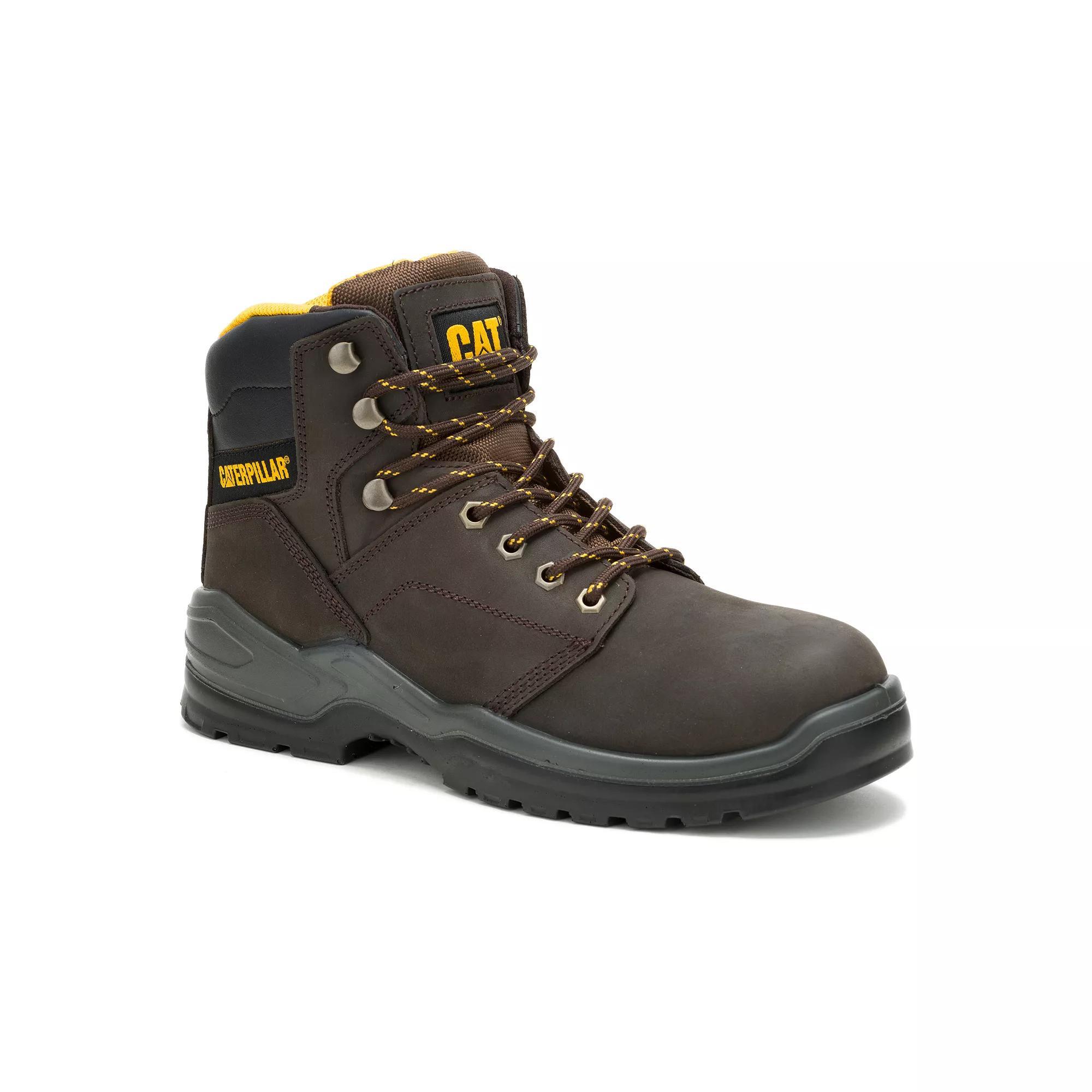 Men's Caterpillar Striver Soft Toe Work Boots, Size: 8.5, Brown Product Image
