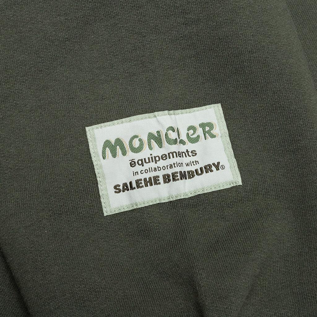 Moncler Genius x Salehe Bembury Logo Hoodie - Olive Male Product Image