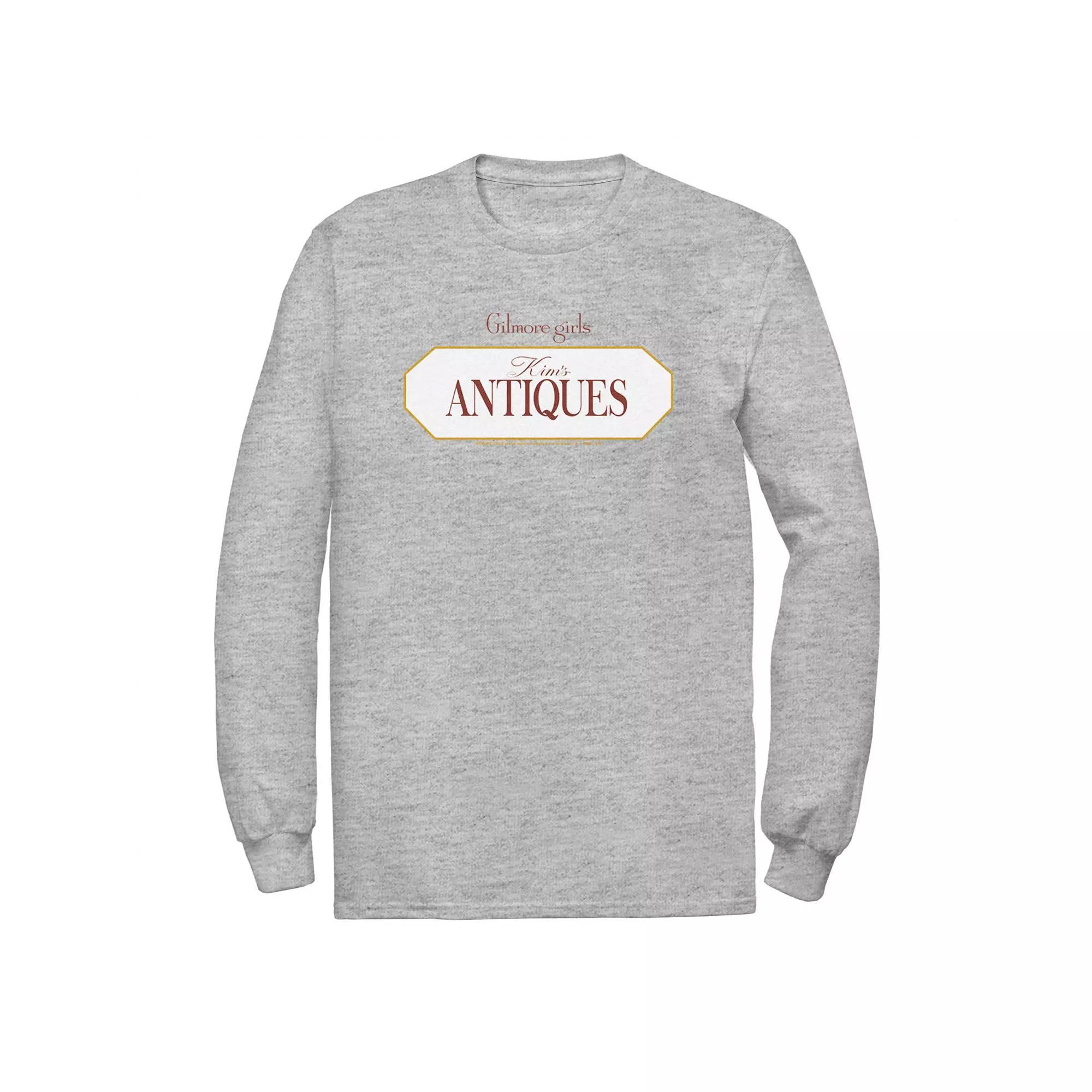 Men's Gilmore Girls Kim's Antiques Logo Tee, Size: Medium, Athletic Grey Product Image
