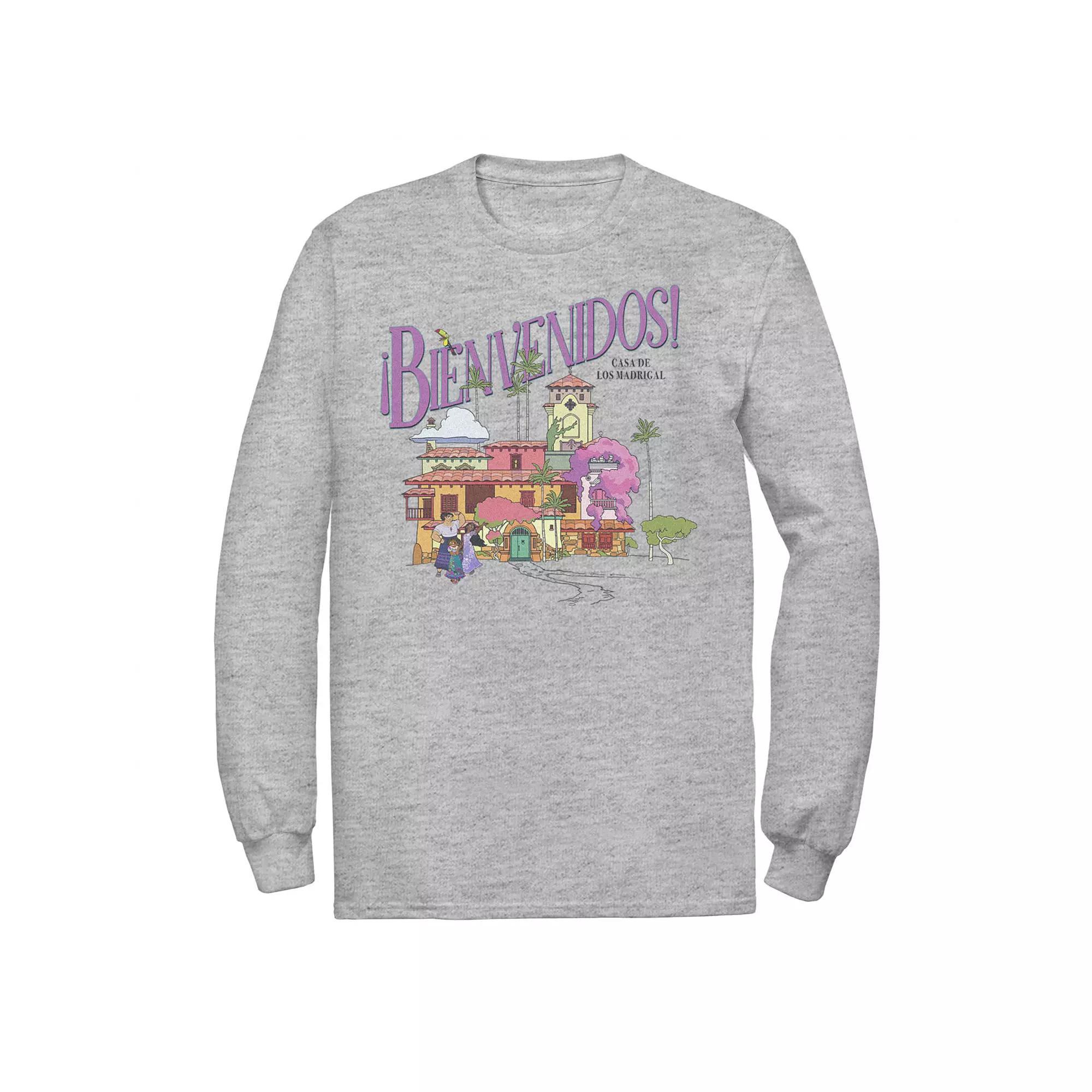 Disney's Encanto Welcome Card Portrait Men's Tee, Size: XXL, Athletic Grey Product Image