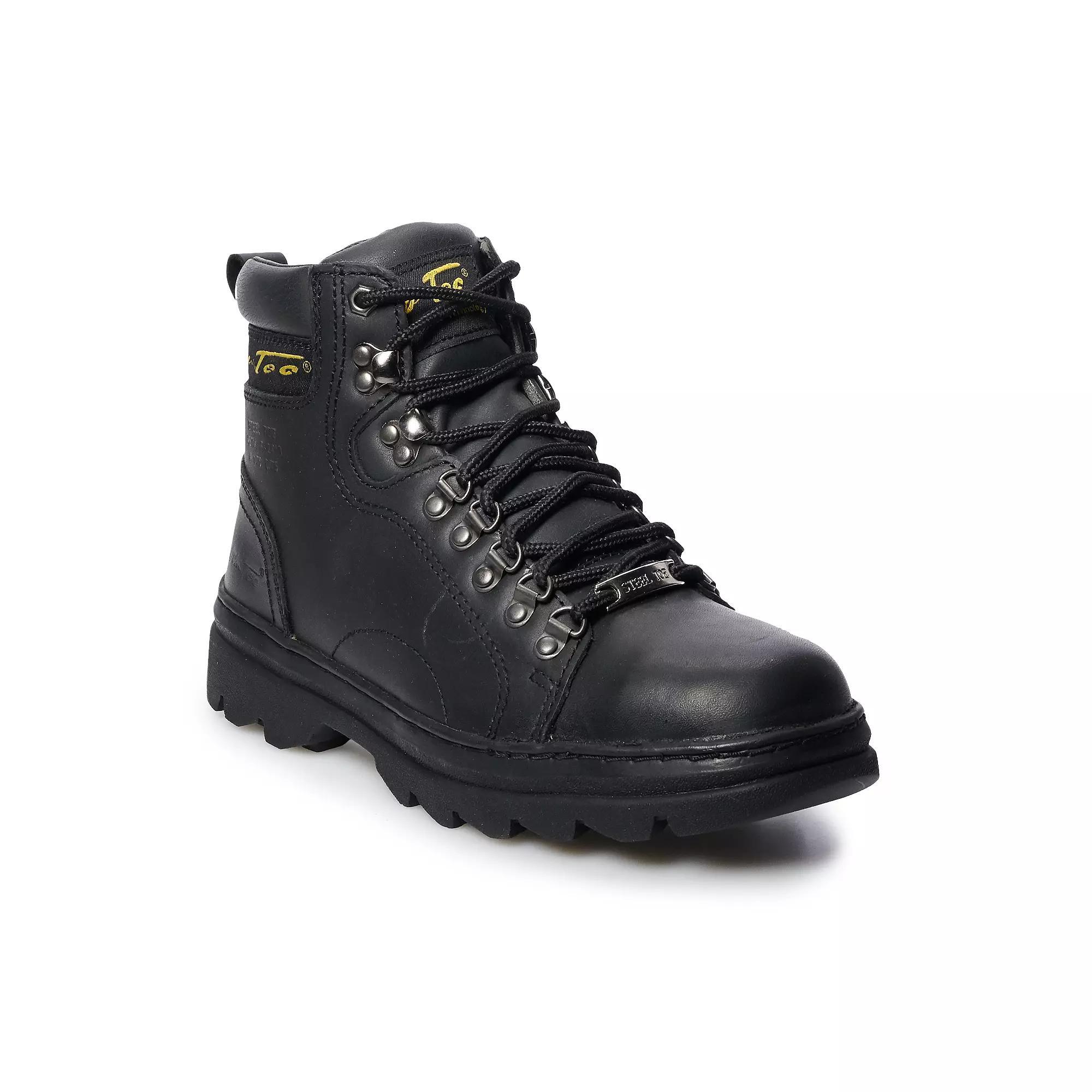AdTec 1980 Men's Steel Toe Hiking Boots, Size: 9 Medium, Black Product Image