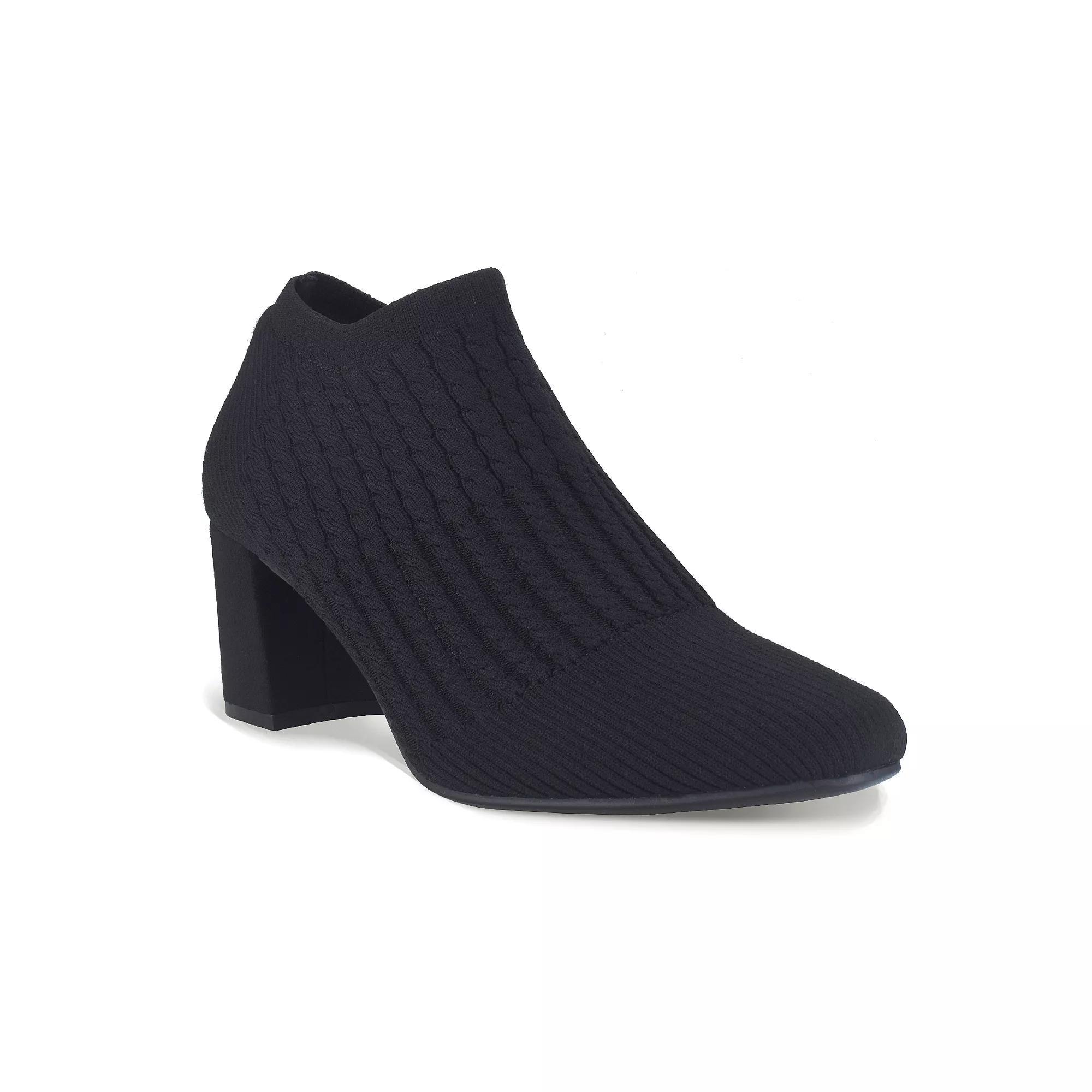 Impo Nancia Women's Stretch Knit Ankle Boots, Size: 6.5, Kale Green Product Image