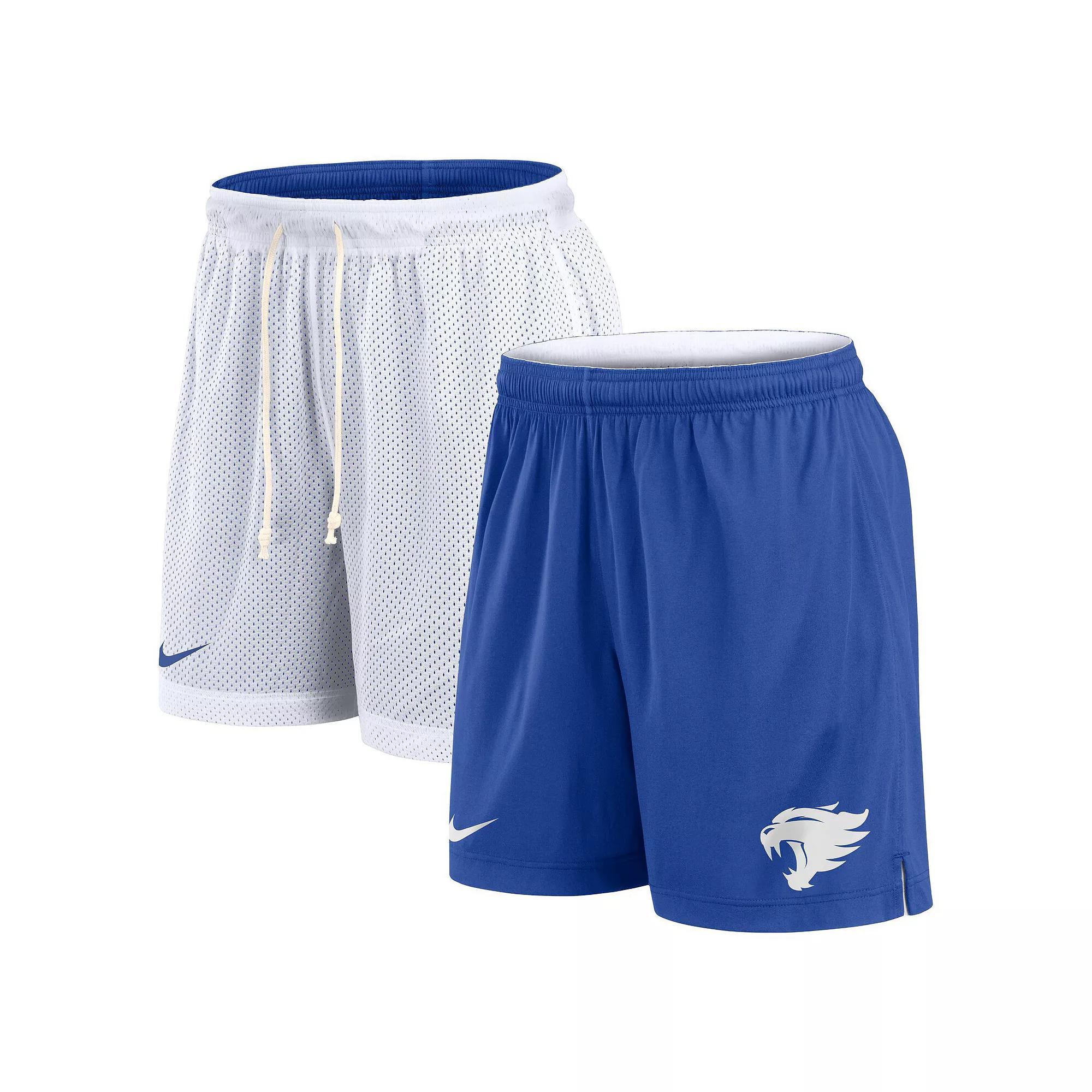 Men's Nike White/Green Michigan State Spartans Primetime Reversible Performance Shorts, Size: Large Product Image