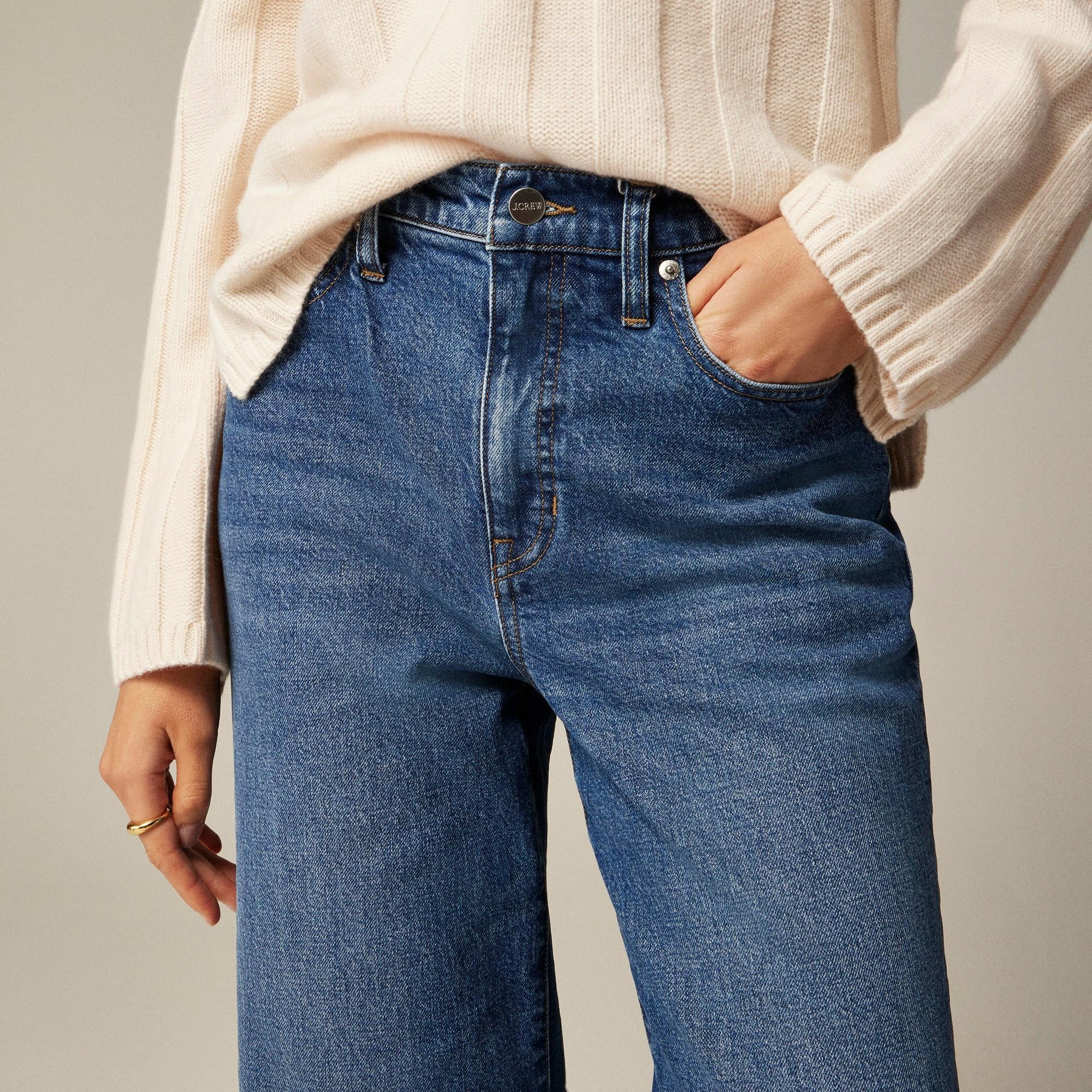 High-rise slim wide jean in 1996 semi-stretch Product Image