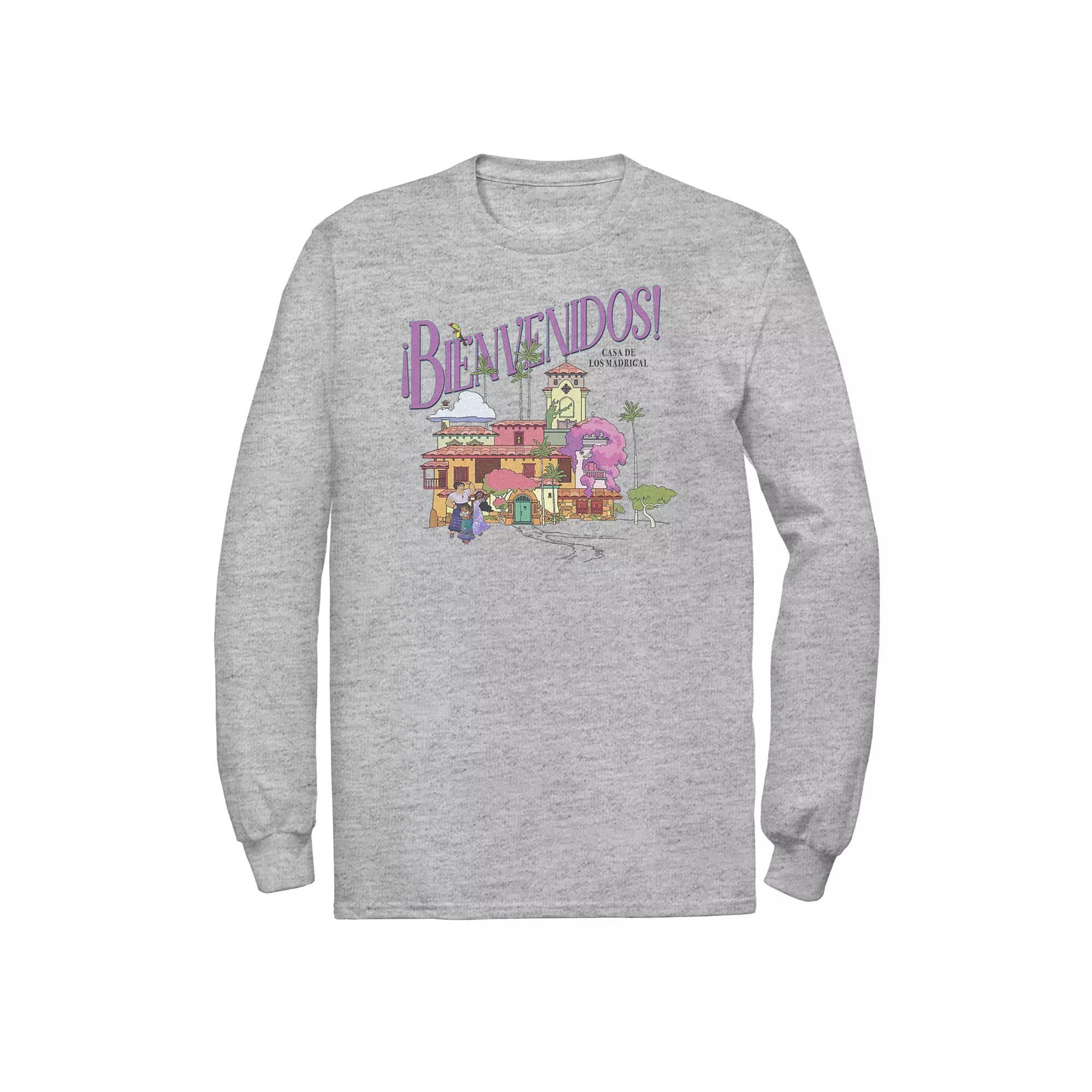 Big & Tall Disney Encanto Welcome Card Portrait Tee, Men's, Size: 3XL, Athletic Grey Product Image