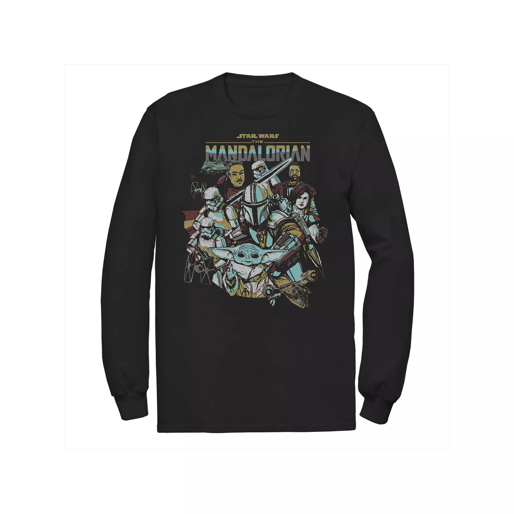 Men's Wood Stump Tree Line Silhouette Tee, Size: Medium, Black Product Image