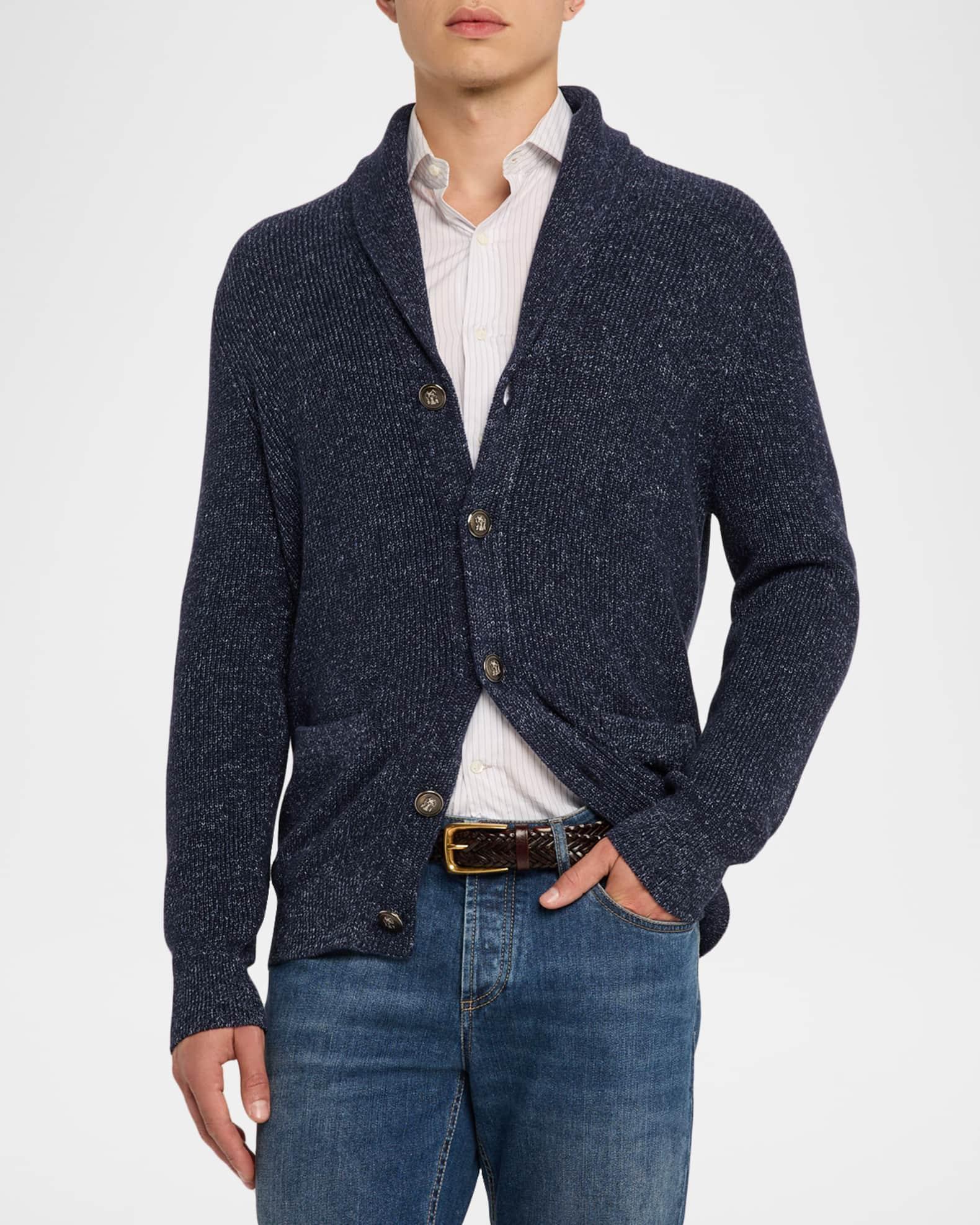 Men's Marled Shawl Cardigan Product Image