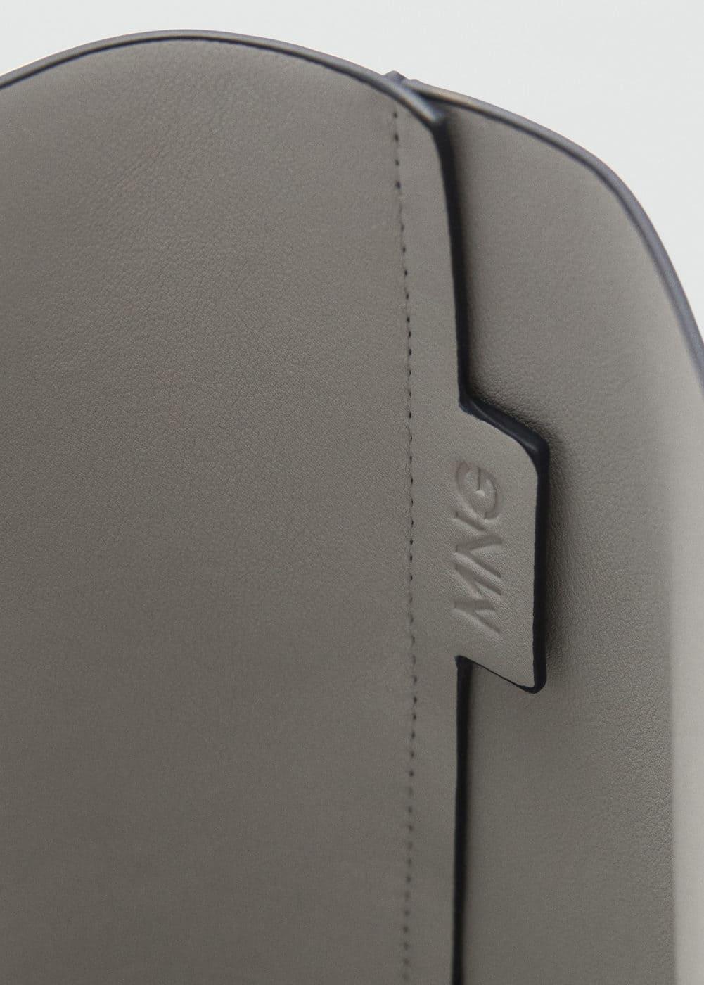 Leather-effect shopper bag - Women | MANGO USA Product Image
