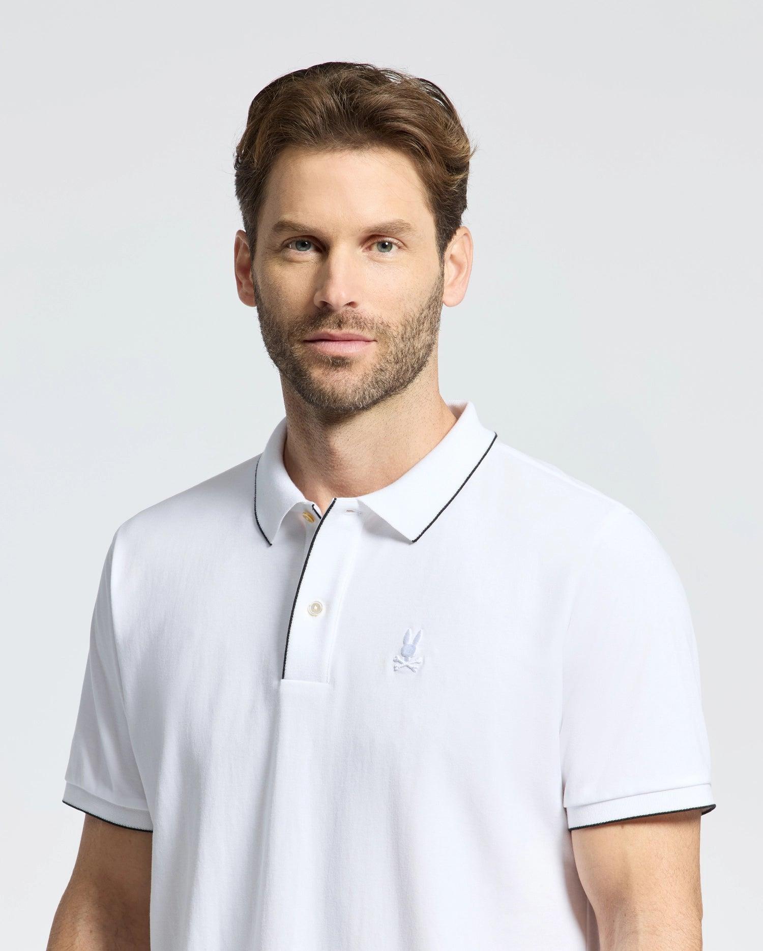 MENS BRYCE PERFORMANCE PIQUE POLO SHIRT - B6K486F200 Product Image