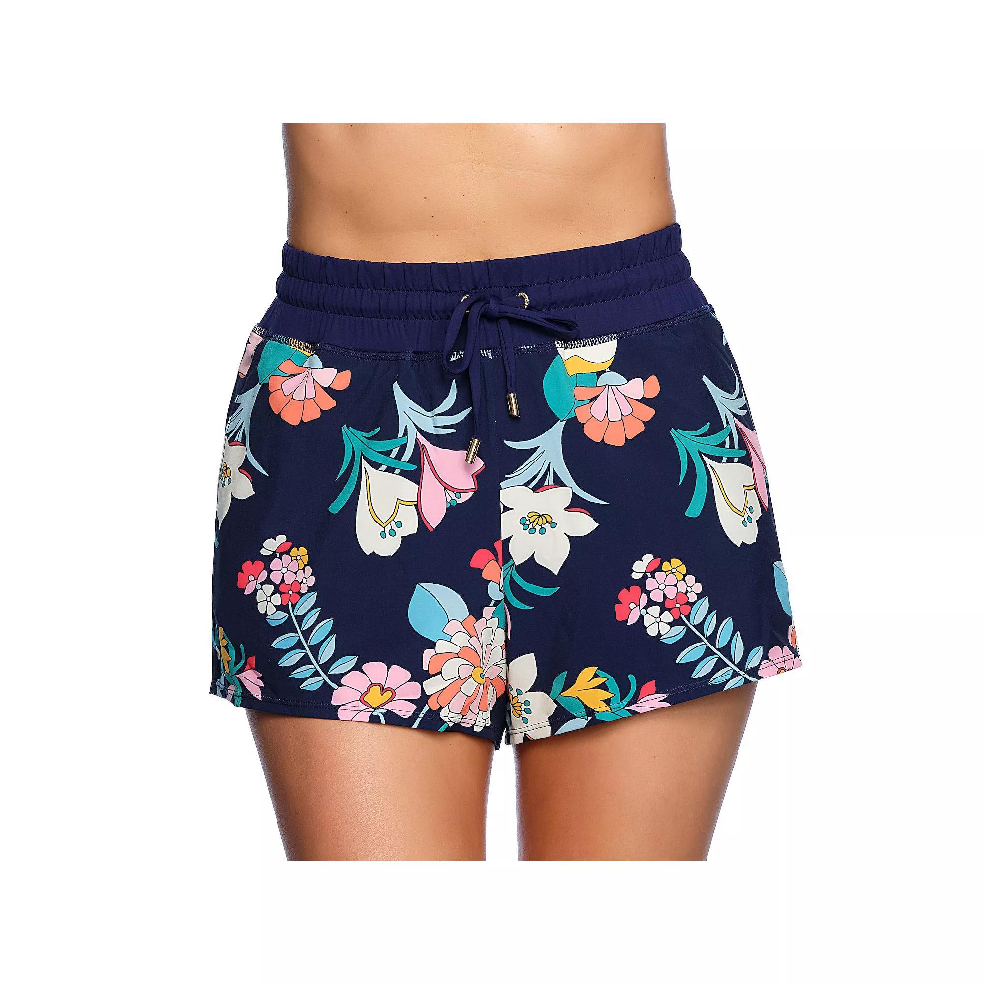 Womens LOFT Woven Board Short with Drawstring Product Image