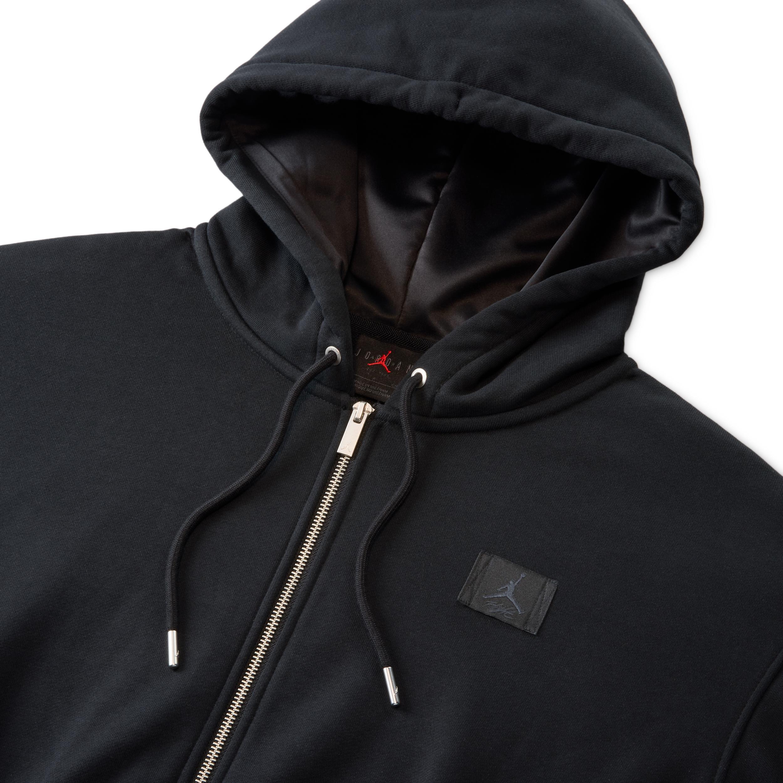 Women's Jordan Flight Fleece Cropped Satin-Lined Hoodie Product Image