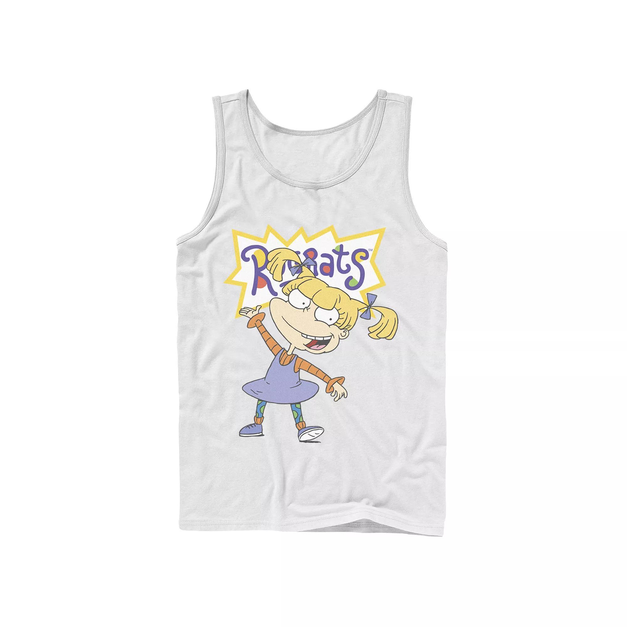 Mens Nickelodeon Rugrats Angelica Simple Portrait Graphic Tank Top Product Image