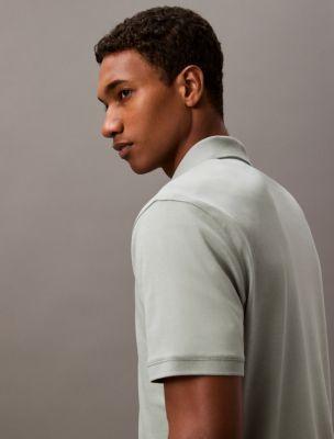 Calvin Klein Men's Liquid Touch Polo Shirt - Green - XXL Product Image