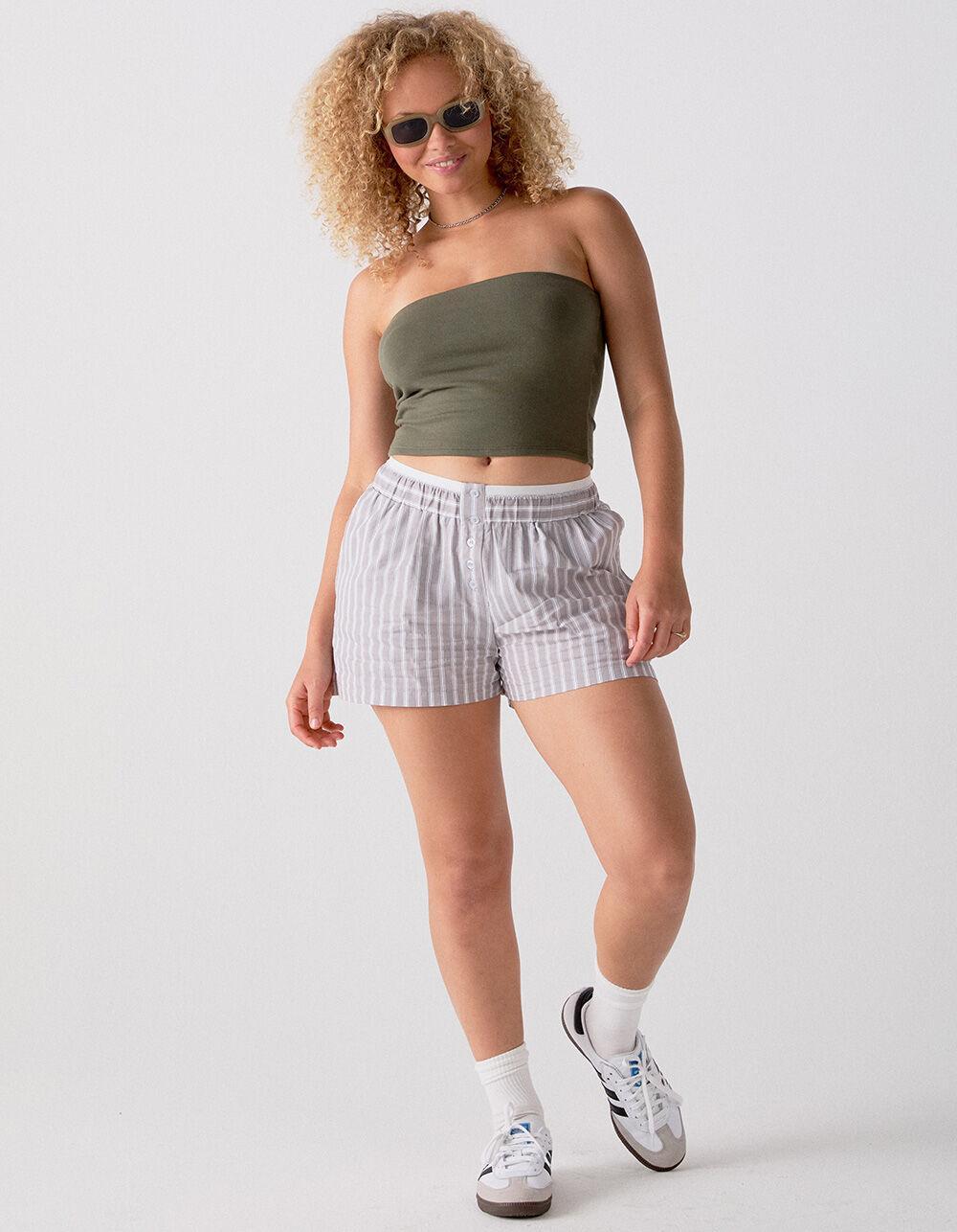 TILLYS Womens Tube Top - ARMY Product Image