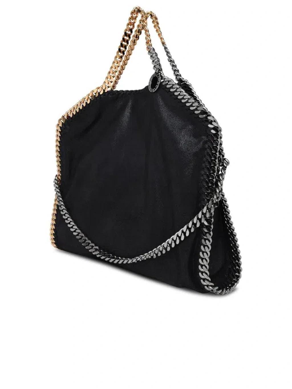 STELLA MCCARTNEY Black Polyester Falabella 3 Chain Bag Product Image