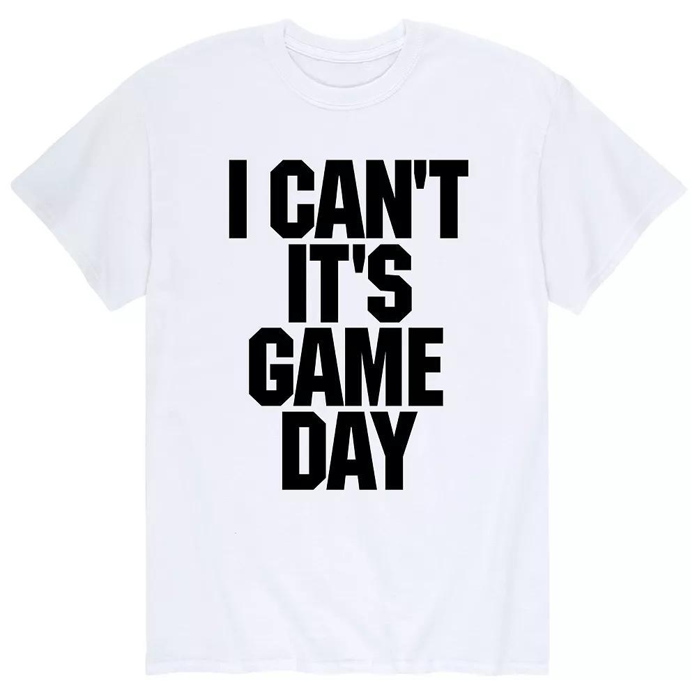 Mens I Cant Its Gameday Tee Product Image