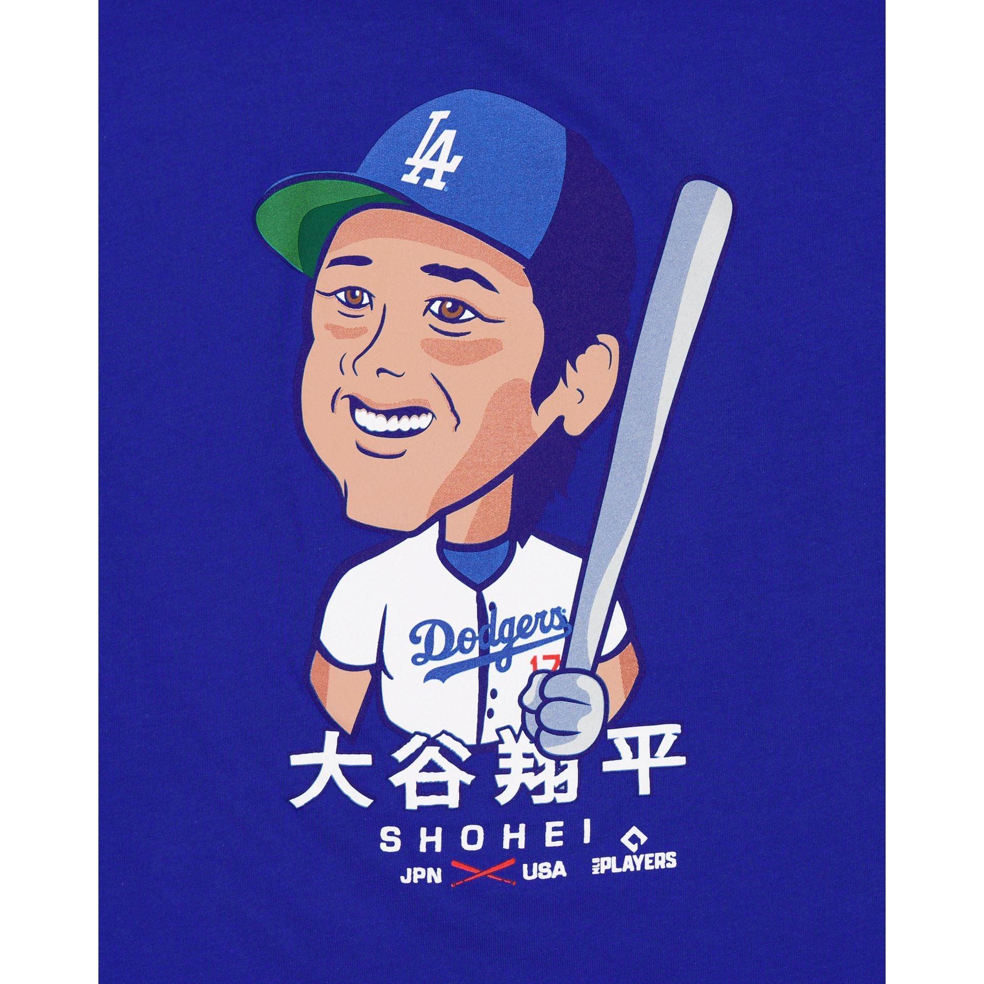 Los Angeles Dodgers Shohei Ohtani Black T-Shirt Male Product Image