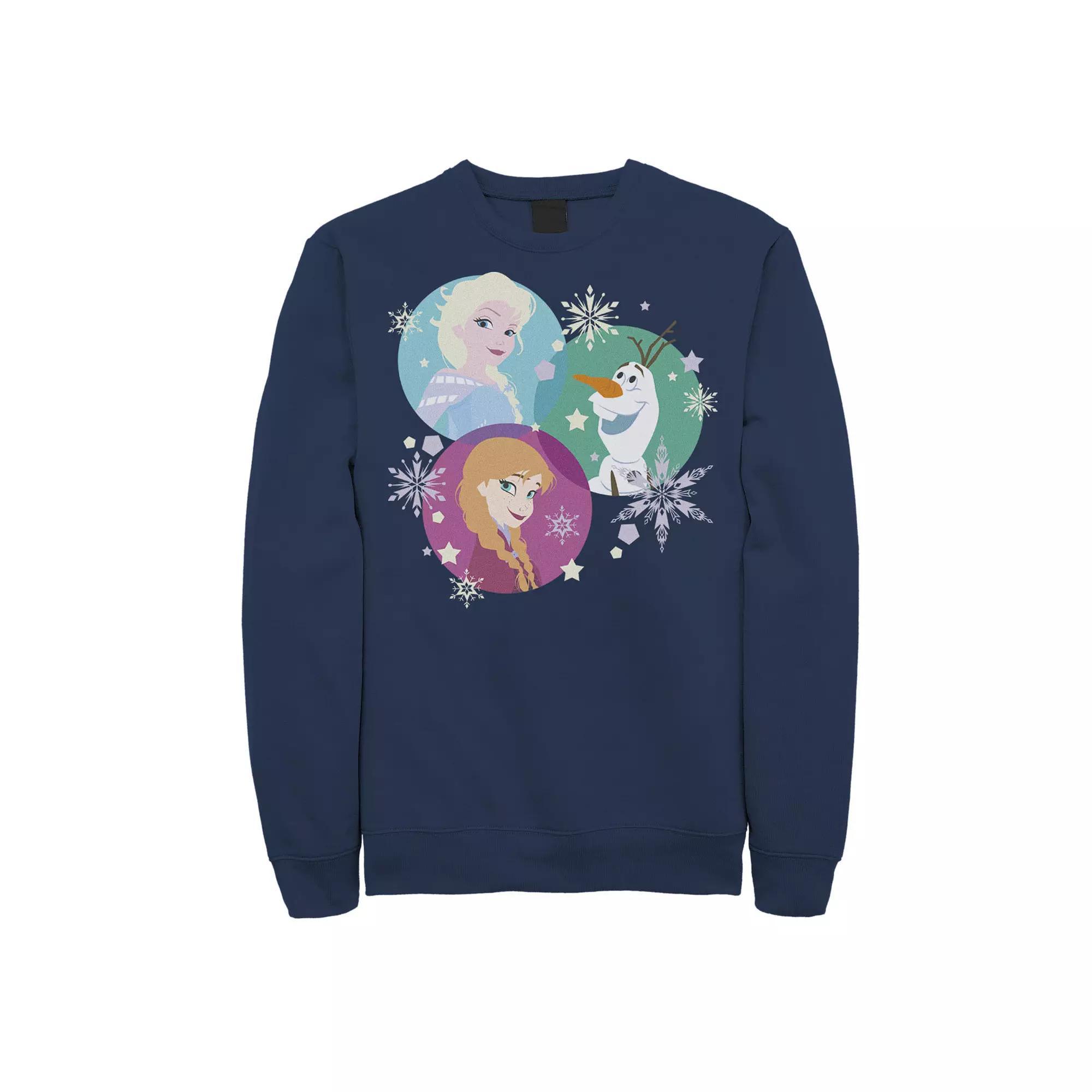 Disney's Frozen Men's Spheres Sweatshirt, Size: XXL, Blue Product Image