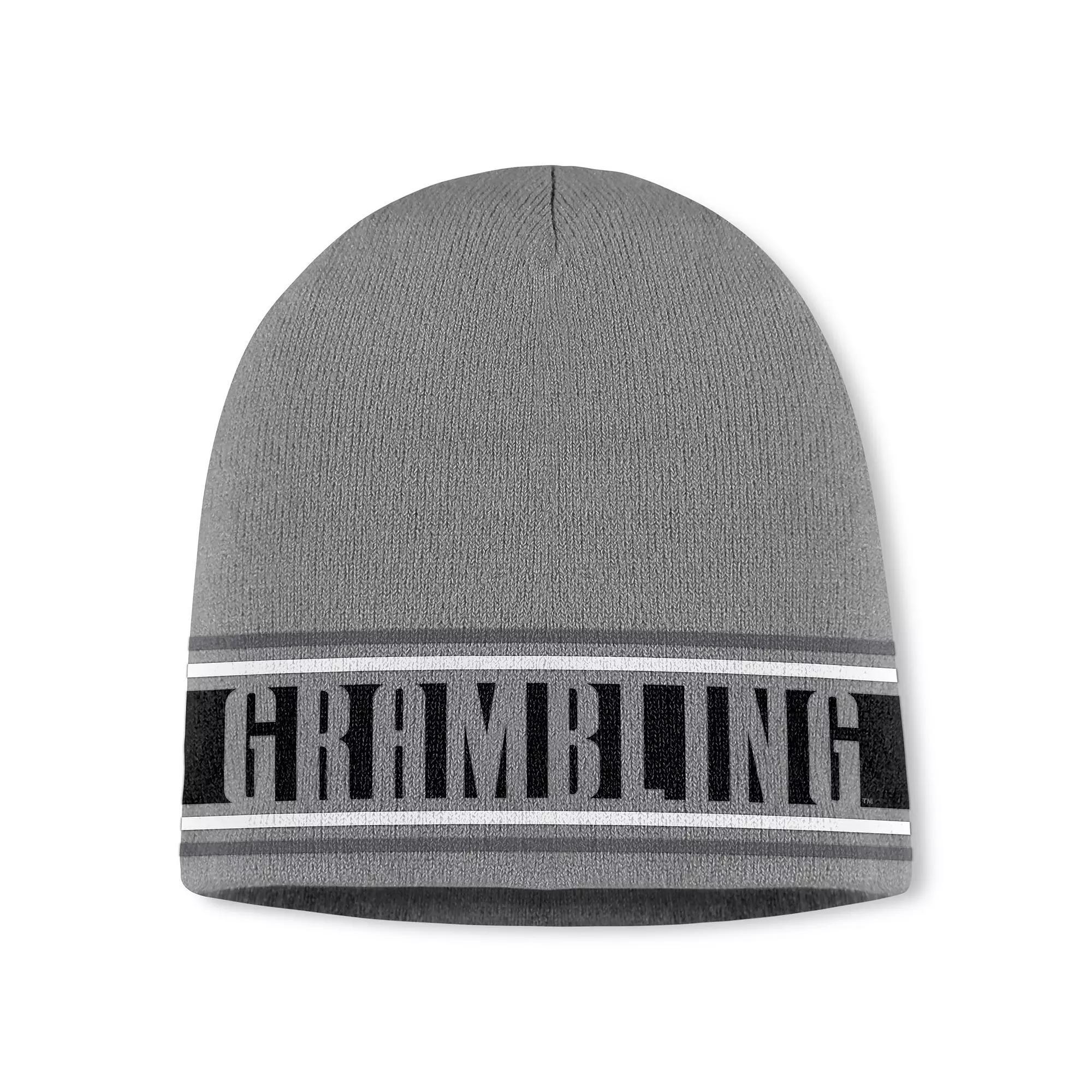 Mens Top of the World Gray Grambling Tigers Jace Knit Beanie Product Image