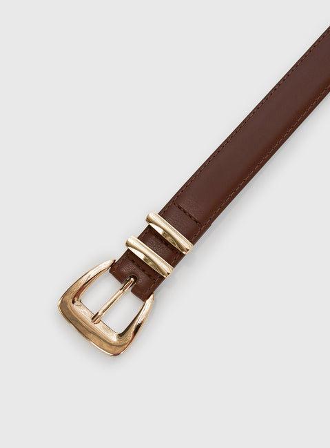 Secret Moments Belt Brown / Gold Product Image