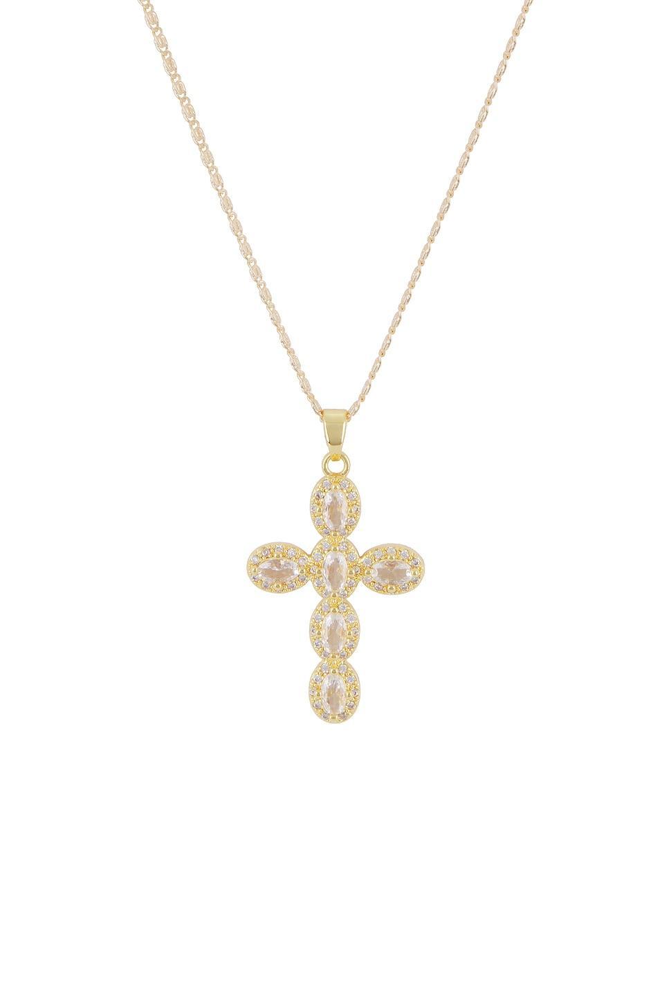 Cara Cross Necklace Natalie B Jewelry Product Image