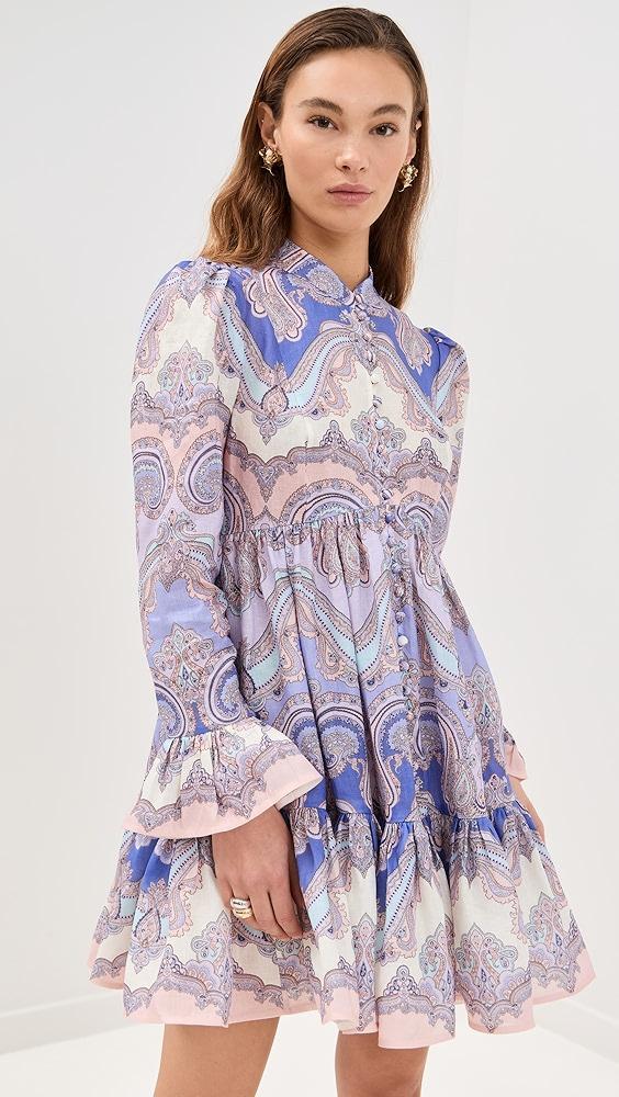 Zimmermann Maxine Long Sleeve Mini Dress | Shopbop Product Image