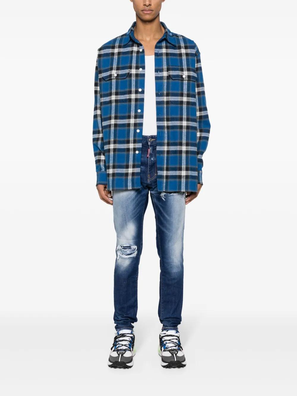 Cool Guy distressed slim-leg jeans Product Image