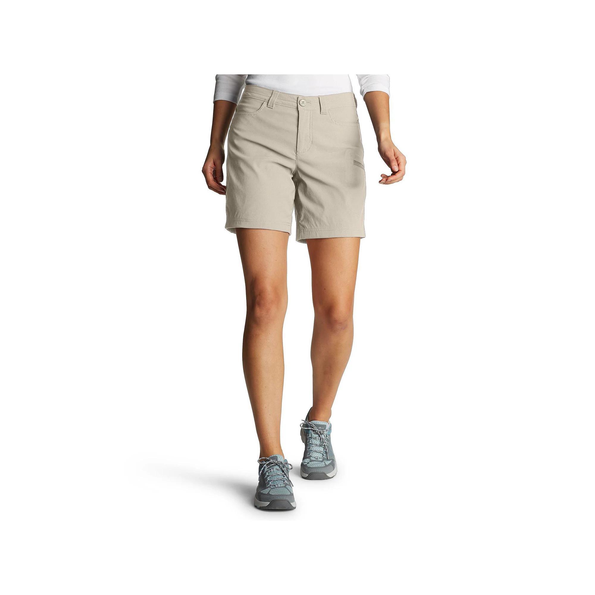 Women's Eddie Bauer Rainier Waterproof Active Shorts, Size: 6, Pumice Product Image