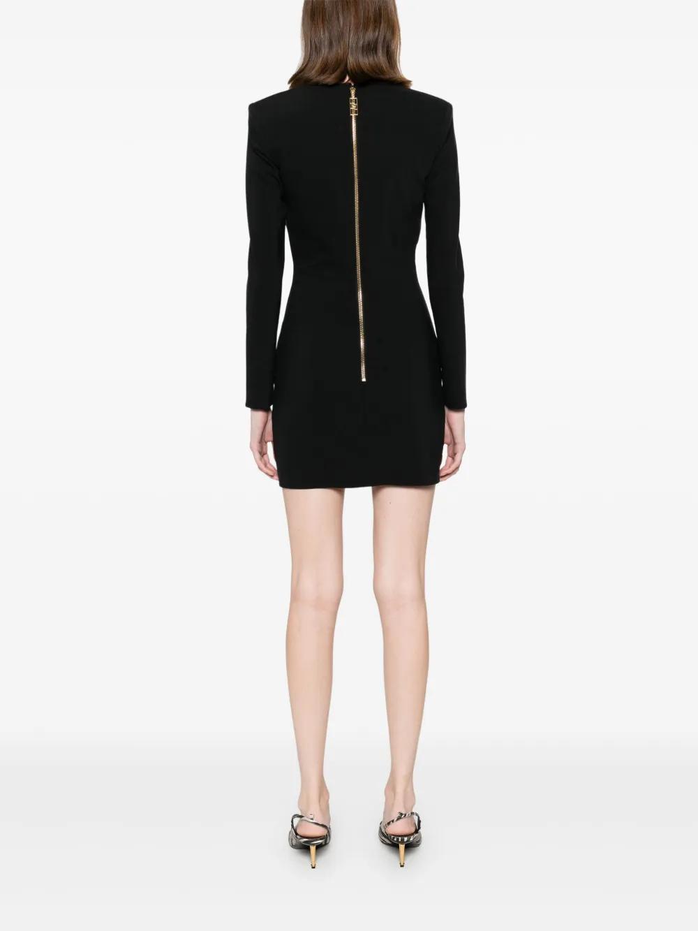 zip-detailed mini dress Product Image