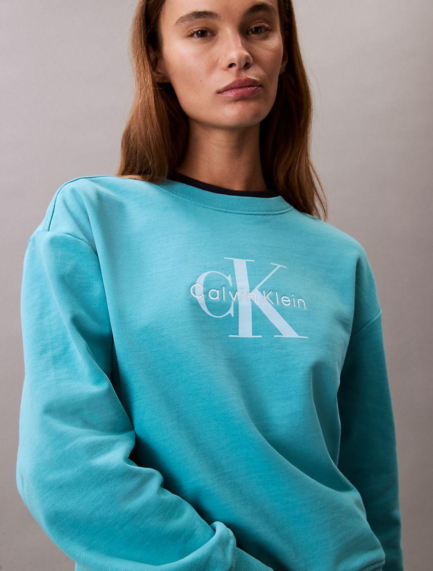 Monogram Logo French Terry Relaxed Sweatshirt Product Image