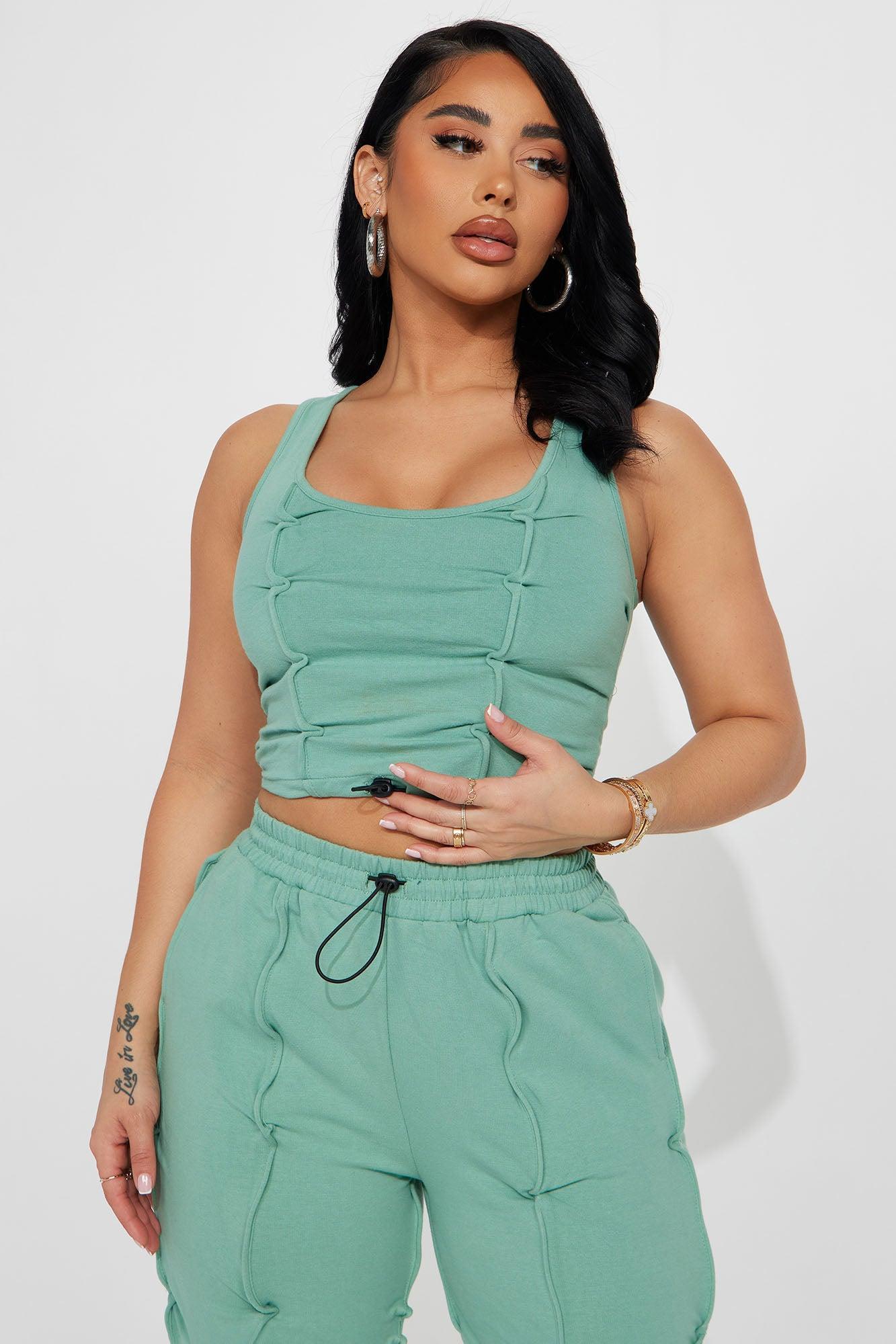 Same Attraction Pant Set - Sage Product Image