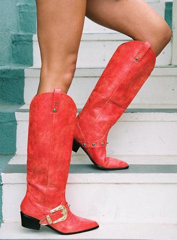 Rhode Cowboy Boots Red Product Image