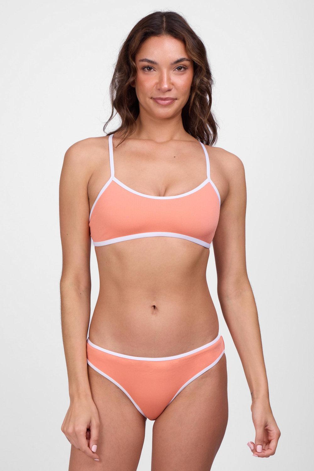 Whitney Bikini Bottom - Green Apple Contrast Female Product Image