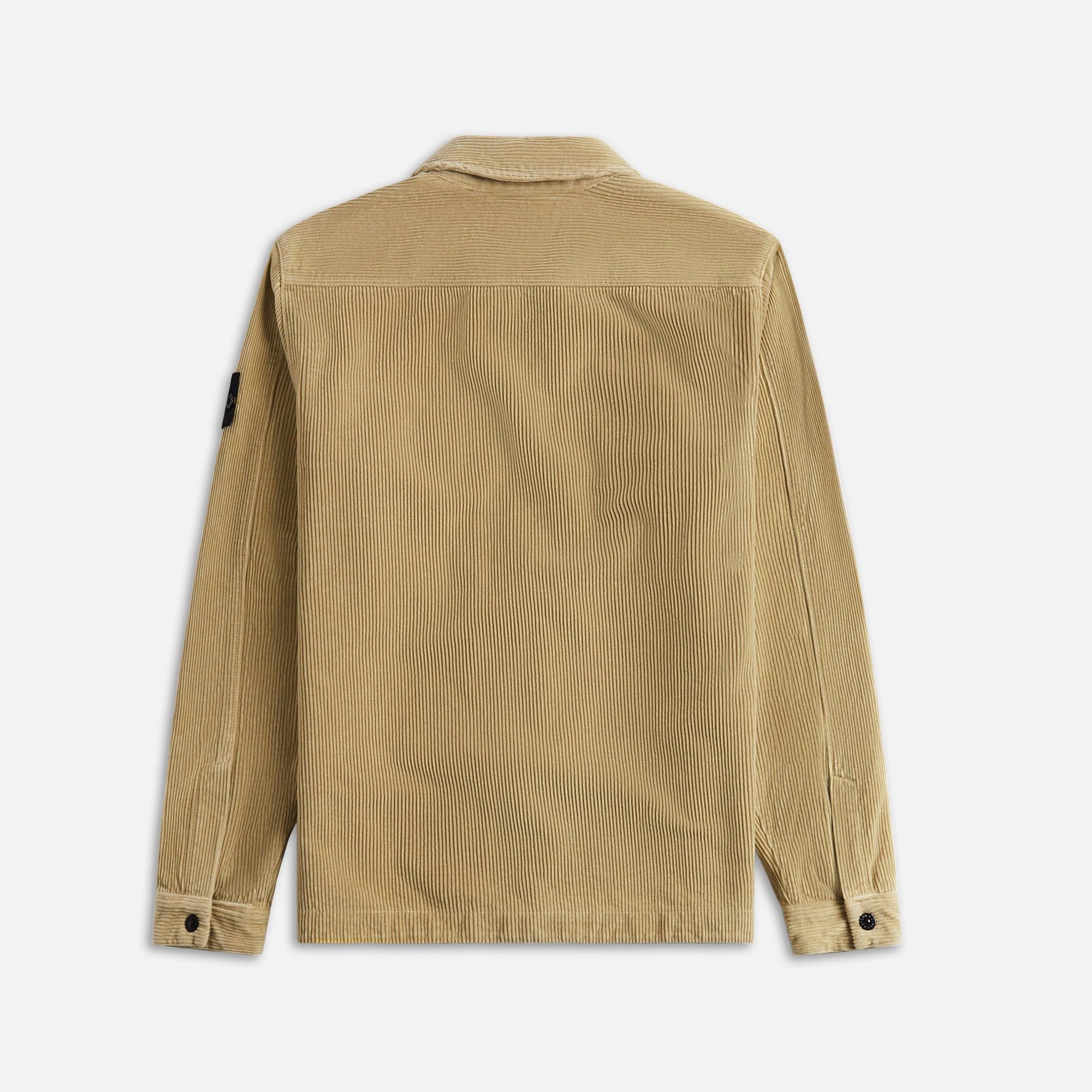 Stone Island Corduroy Overshirt - Plaster Male Product Image