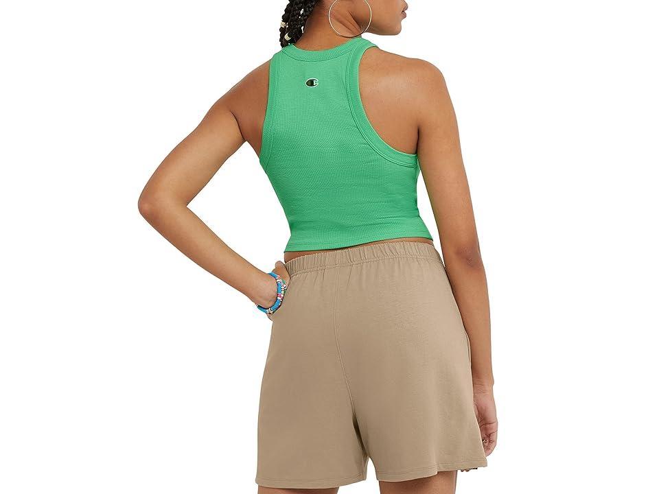 Champion Fitted Rib Tank (Happy Spring ) Women's Clothing Product Image