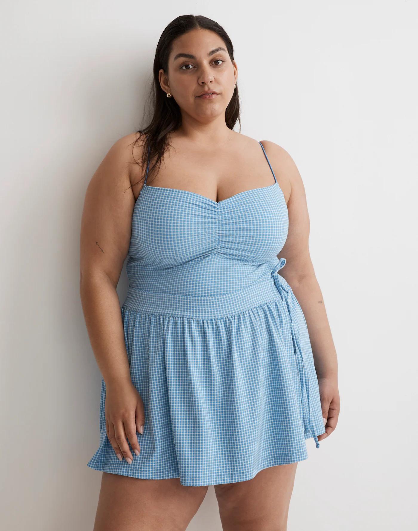 Flex Wrap Skort in Gingham Product Image