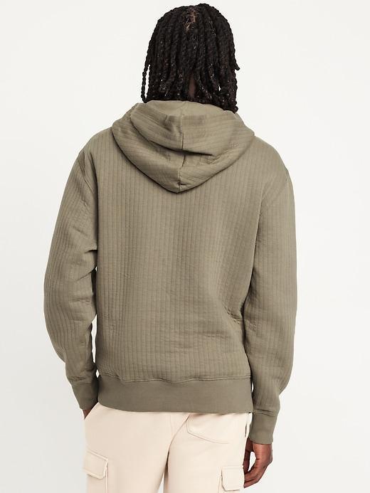 Essential Quilted Fleece Hoodie Product Image