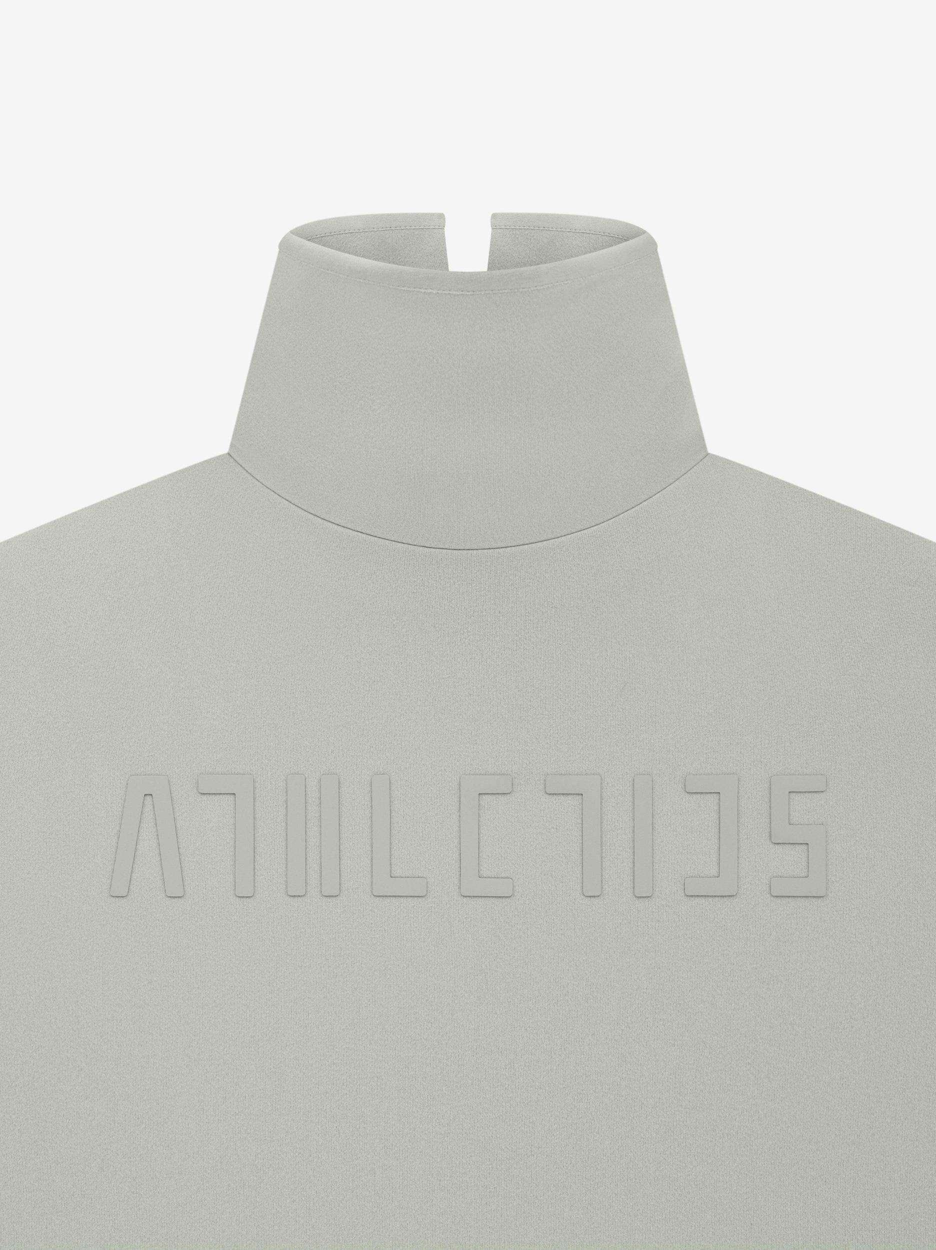 Womens Suede Fleece Mock Neck Female Product Image