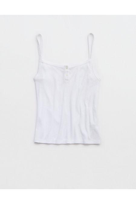 Aerie Off-Duty Pointelle Tank Top Women's Product Image