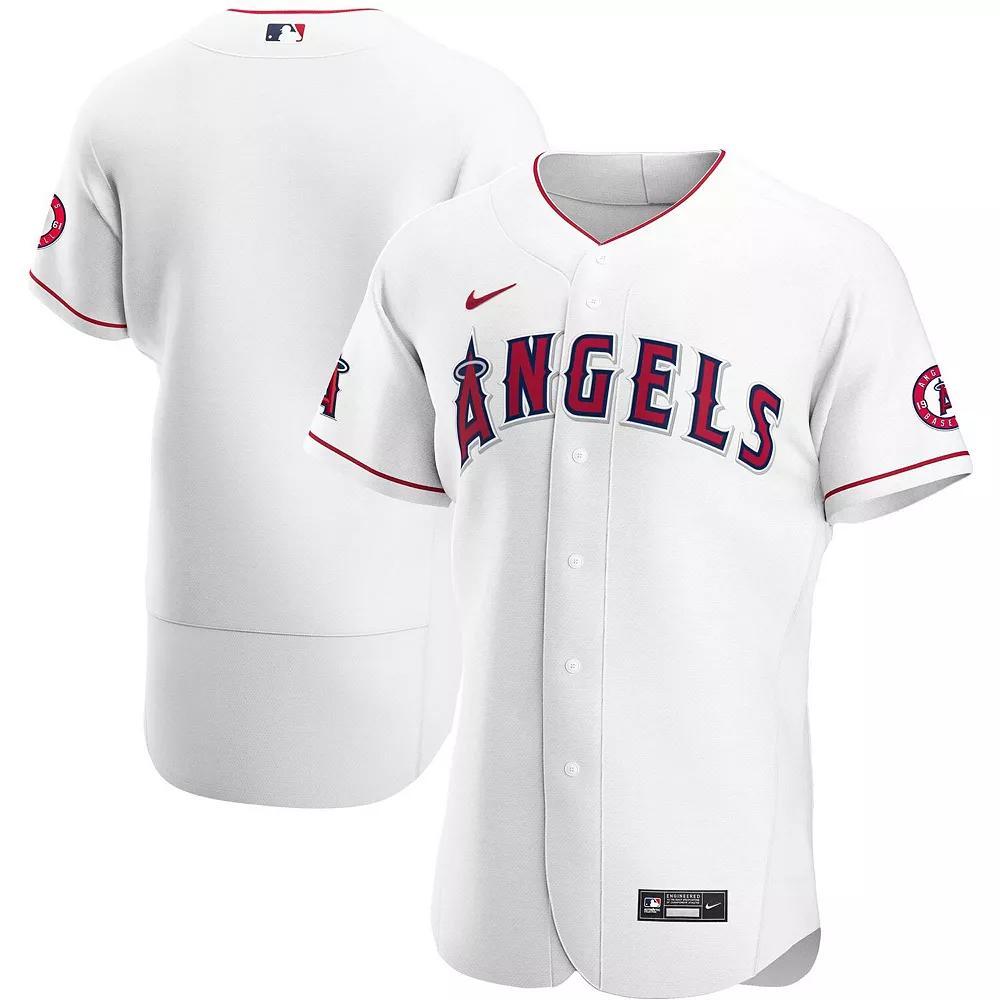 Men's Nike White Los Angeles Angels Home Authentic Team Jersey, Size: 48 Product Image