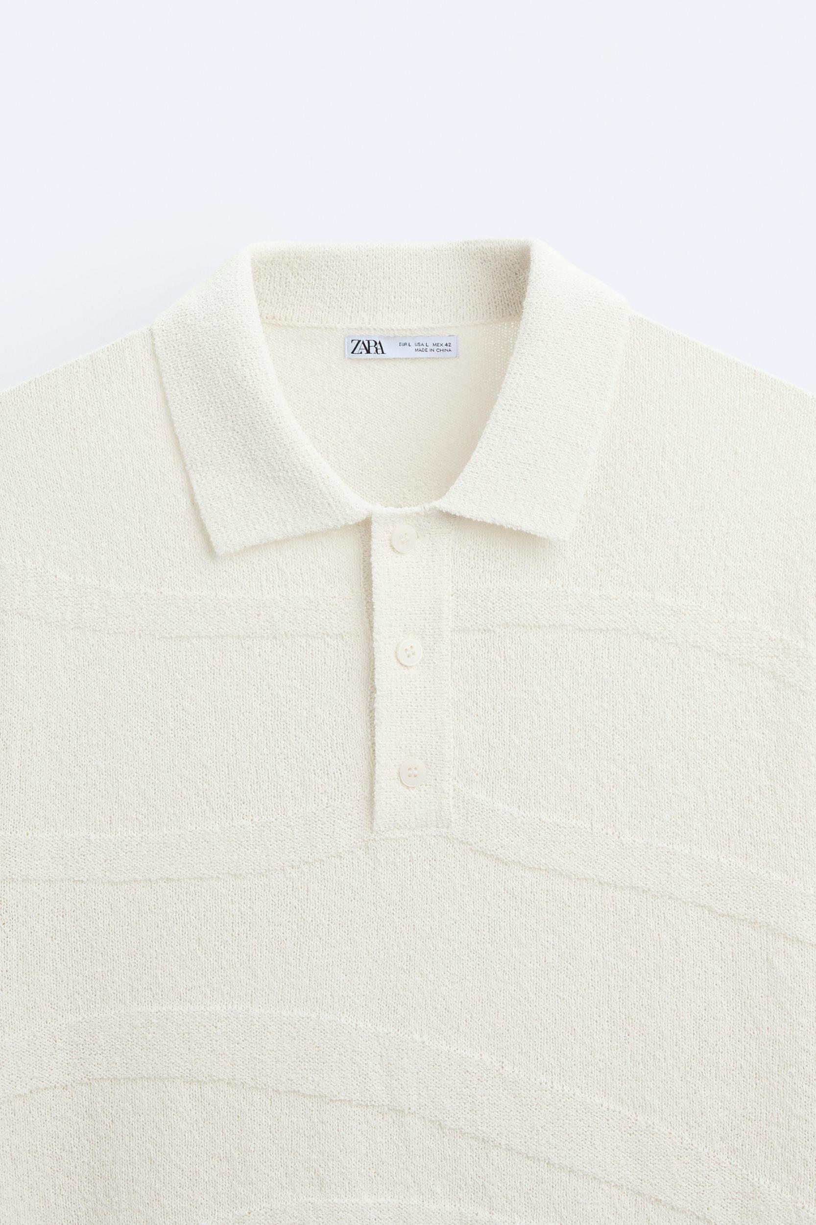 WAVES KNIT POLO Product Image