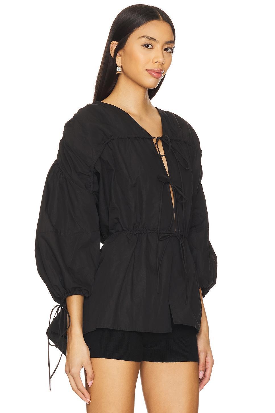 Wrinkled Laces Ruched Blouse Marques ' Almeida Product Image