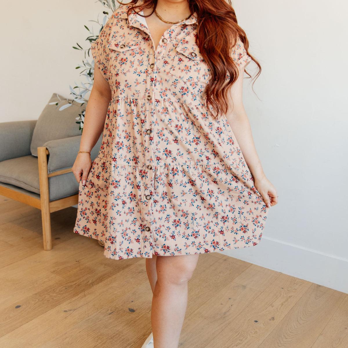 Anywhere You Go I'll Be Collared Dress (Online Exclusive) Female Product Image