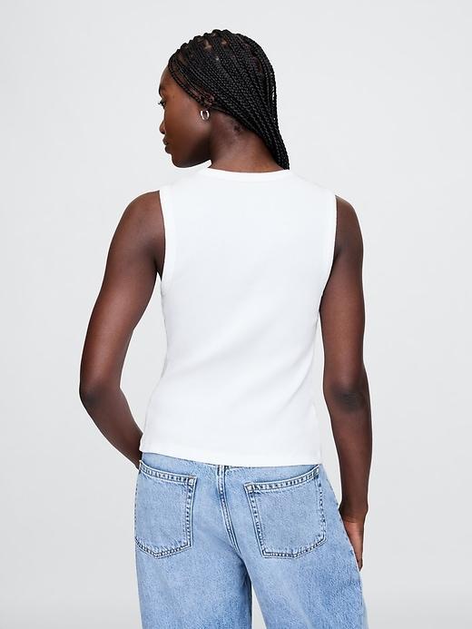 Rib Scoop Tank Top Product Image