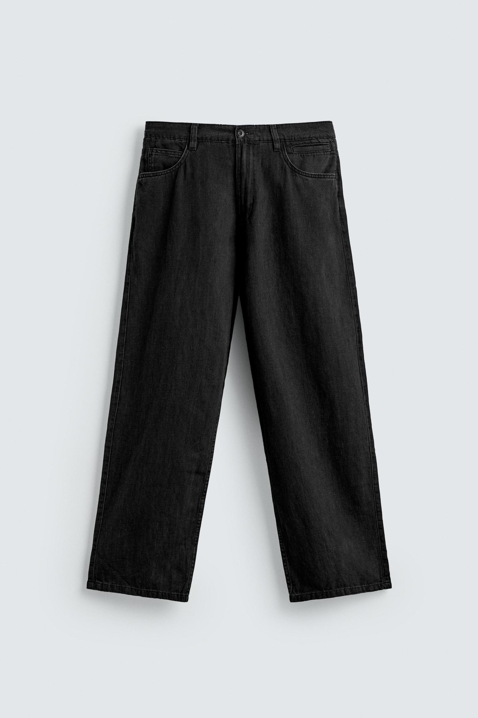 LIGHTWEIGHT LOOSE WIDE FIT JEANS Product Image