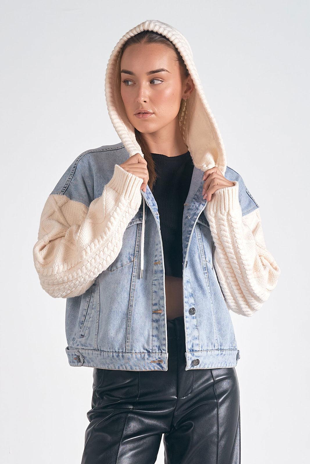 Sweater Sleeve Hoodie Product Image